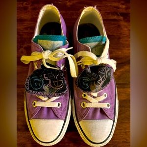 Ladies Purple Converse sneakers